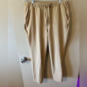 Old Navy coze core straight leg pant, khaki, size large